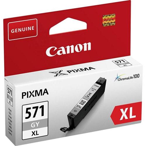 Canon CLI-571XLGY Inkjet Cart Grey 0335C001