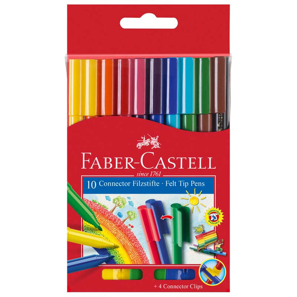 Faber-Castell Connector Pens (Box of 10)