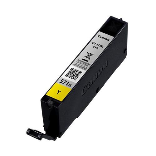 Canon CLI-571XL Ink Cartridge Page Life 680pp Yellow 0334C001