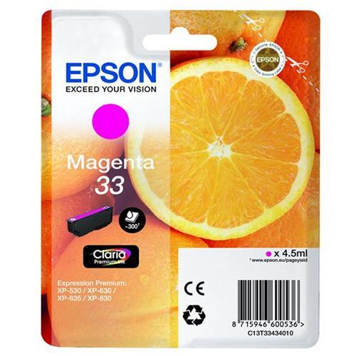 Epson T33 InkJet Cart Magenta C13T33434010