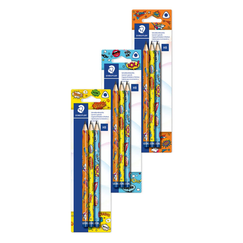 Staedtler Comic Range Jumbo Pencils (Pkd 3)