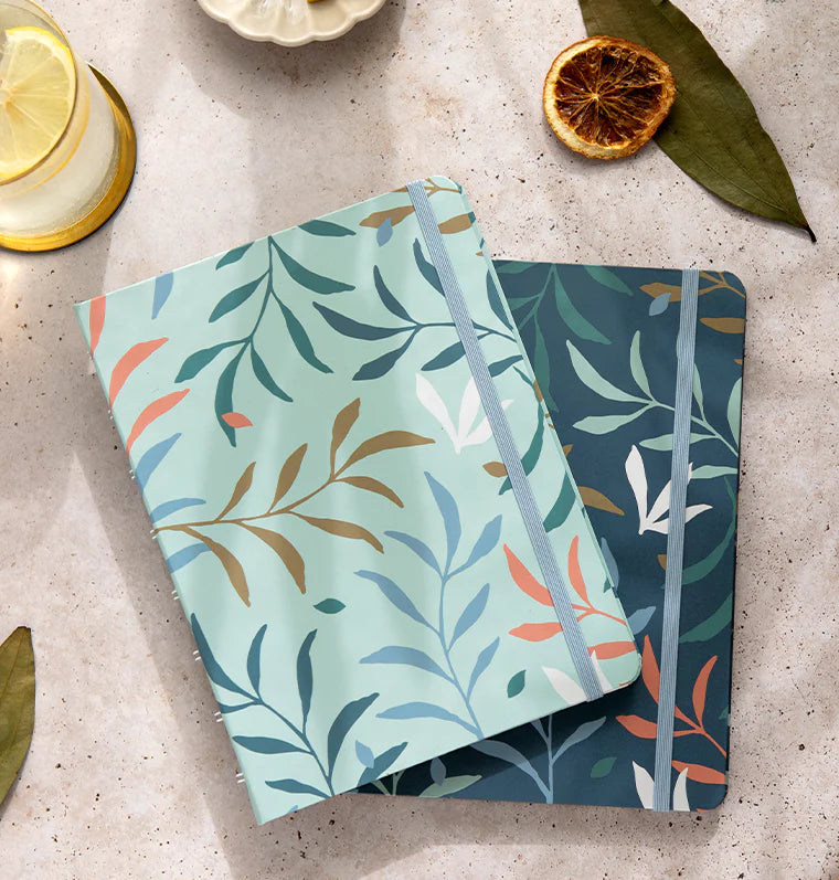 Filofax A5 Refillable Notebook - Botanical