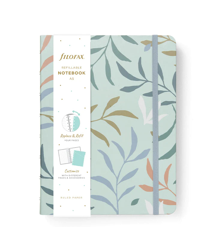 Filofax A5 Refillable Notebook - Botanical