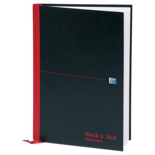 Oxford Black n'Red Recycled Casebound Hardback Notebook