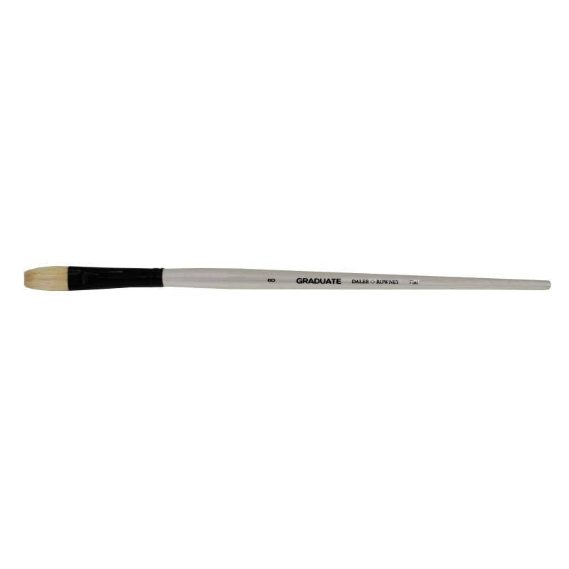 Daler-Rowney Graduate Bristle Flat Long Handle Brush