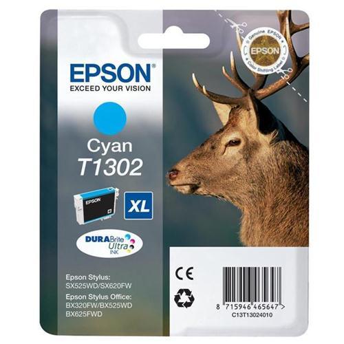 EpsonSX525WD InkCartCyan XL C13T13024010