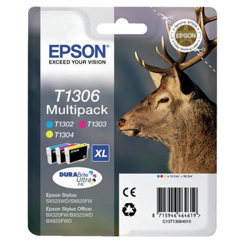 Epson InkCarts C-M-Y C13T13064010 PK3