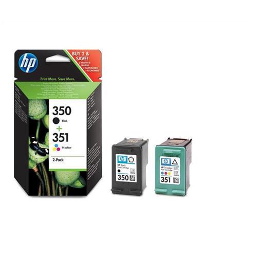 HP 350&351 InkjetCart Blk&ColPk2 SD412EE
