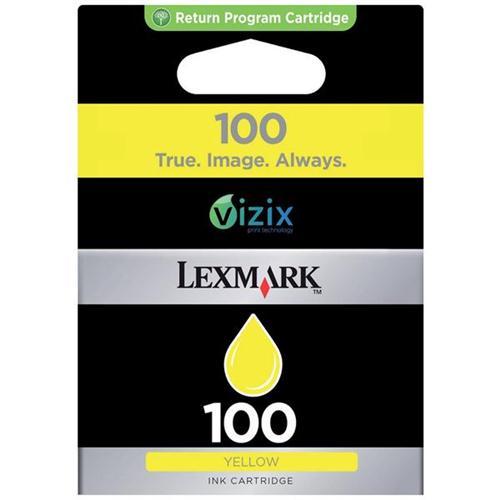 Lexmark No100 InkCart RtnP Yell 14N0902E