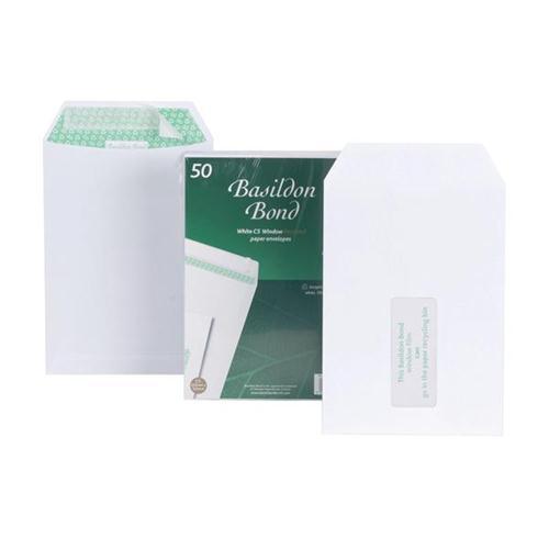 Basildon Bond White C5 Envelopes (Pkd 50)