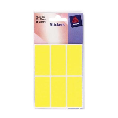 Avery Self Adhesive Stickers - Rectangle (36 labels per pack)
