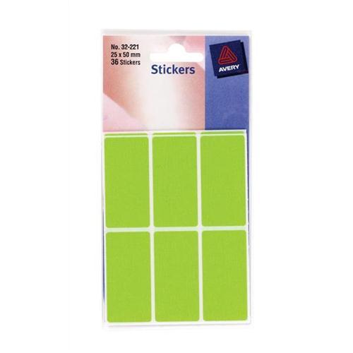 Avery Self Adhesive Stickers - Rectangle (36 labels per pack)