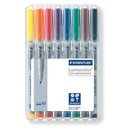 Staedtler Lumocolor Non-Permanent - Medium (Assorted Box)