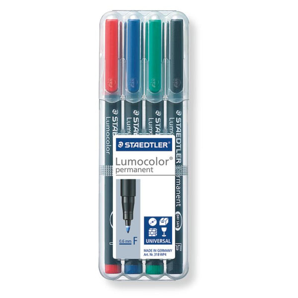 Staedtler Lumocolor Permanent Markers - Fine (Assorted Box)