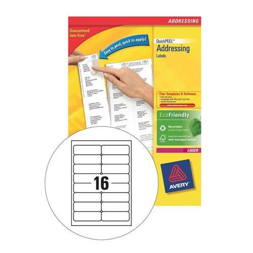 Avery QuickPEEL Laser Address Labels (40 sheets pack)