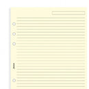 Filofax Cream ruled notepaper