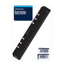 Filofax Ruler Page Marker Black