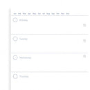 Filofax Clipbook Personal Week-to-View Diary Refill