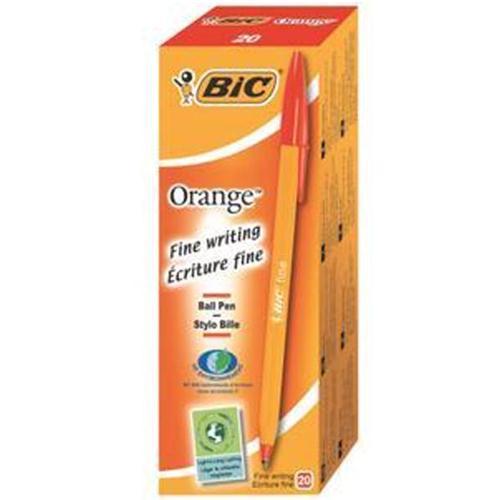 BIC Orange Original Fine Ball Pen (Pkd 20)