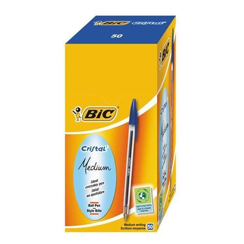BIC Cristal Original Medium Ball Pen (Pkd 50)