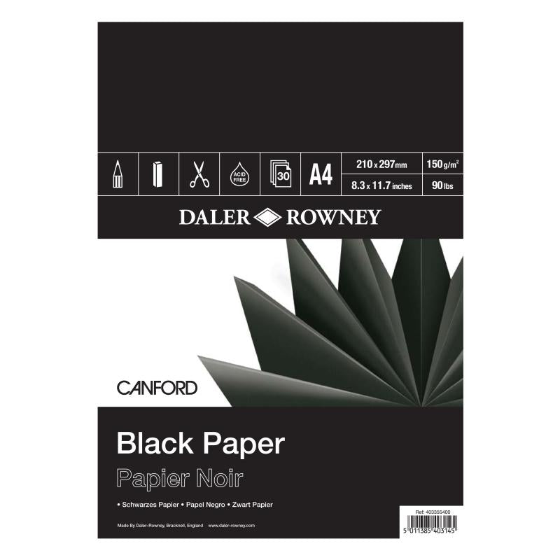 Daler-Rowney Canford Black Pad 150gsm