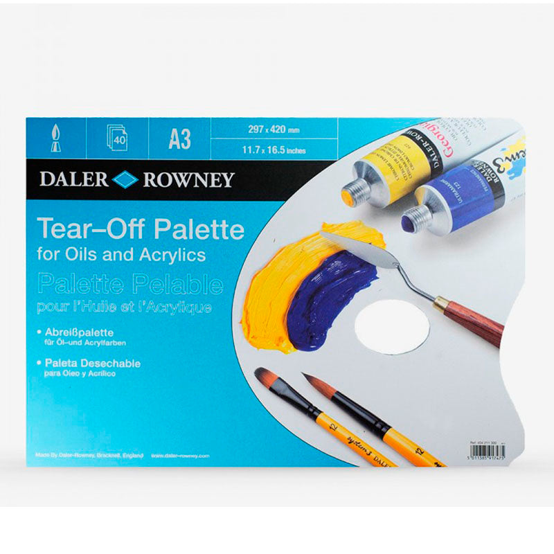 Daler-Rowney Tear-Off Palette for Acrylic Painting