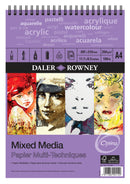 Daler-Rowney Mixed Media Spiral Pad 250gsm