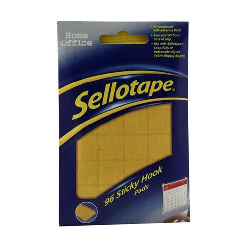 Sellotape Sticky Hook Pads (96 Pads)