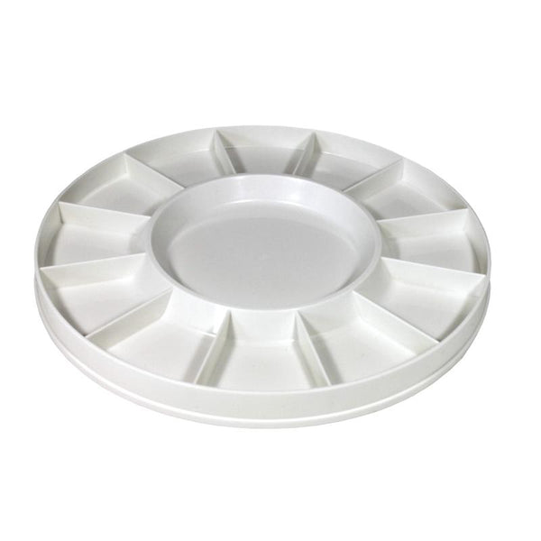 Daler-Rowney Plastic Palette 12 Well Circular Tray