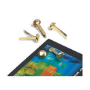 Paper Fasteners Brassed Steel (Pkd 200)