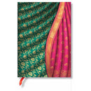 Paperblanks Varanasi Silks and Saris Ferozi Midi Journal