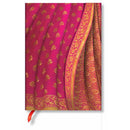 Paperblanks Varanasi Silks and Saris Gulabi Midi Journal