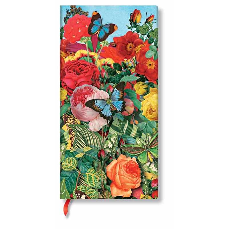 Paperblanks Nature Montages Butterfly Garden Slim Journal