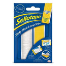 Sellotape Sticky Hook & Loop Strips (20x450mm)