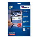 Avery Inkjet Business Cards Double-sided Matt White