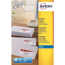 Avery QuickDRY Inkjet Address Labels (25 sheets pack)