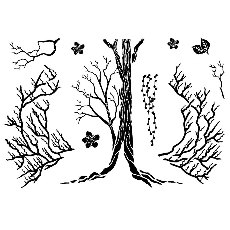 Card-io Combinations Clear Stamps A6 - Family Tree