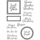 Card-io Combinations Clear Stamps A6 - Festive Frames