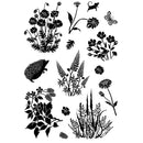 Card-io Combinations Clear Stamps A6 - Field Florals