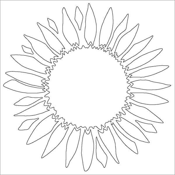 Card-io Majemask Stencil - Sunflower