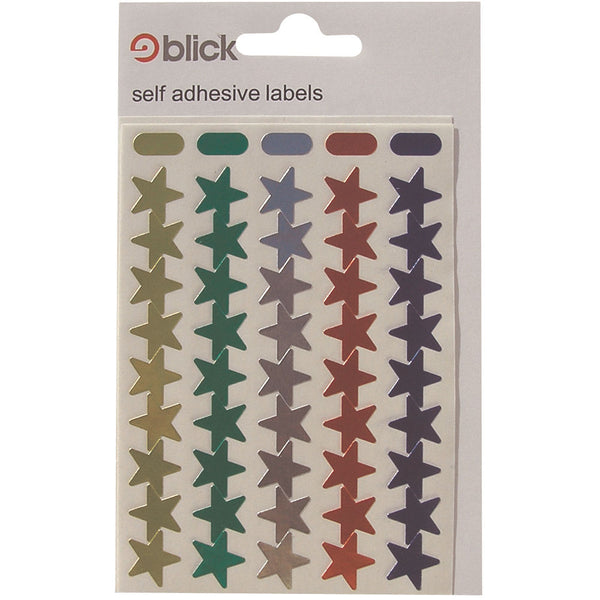 Blick Metallic Stars 14mm Assorted (90 Pack)