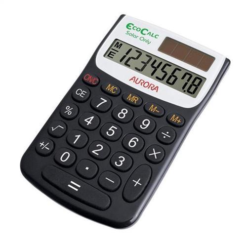 Aurora EcoCalc EC101 Handheld Calculator