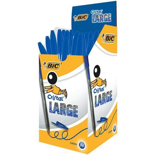 BIC Cristal Large Ball Pen (Pkd 50)