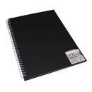 Daler-Rowney Ebony Black Artist's Sprial Sketch Book - Portrait
