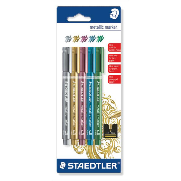 Staedtler Metallic Markers Assorted 5 Pack