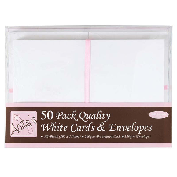 Anita's A6 Cards-Envelopes (50pk)