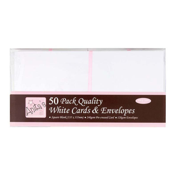 Anita's Square Cards and Envelopes (50pk)