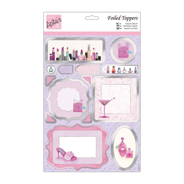 Anita's Foiled Toppers & Paper Pack - Lipstick