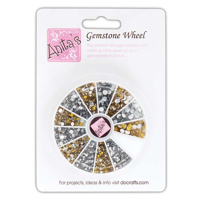 Anita's Gemstone Wheel - Gold & Silver