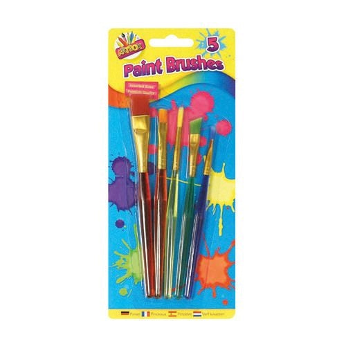 Artbox Assorted Paint Brushes (Pkd 5)